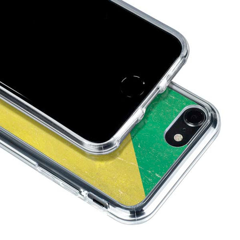 Republic of the Congo Flag Distressed iPhone SE (2nd & 3rd Gen) Clear Case